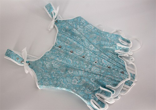 Mujeres Renacimiento Jacquard Corsé Cordones Deshuesado Corpiño Dama Victoriano Bustier - Imagen 8 de 12