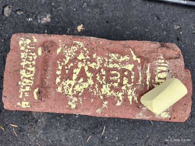 MAYER Bridgeville PA Brick Paver Bricks block Vintage antique reclaimed 