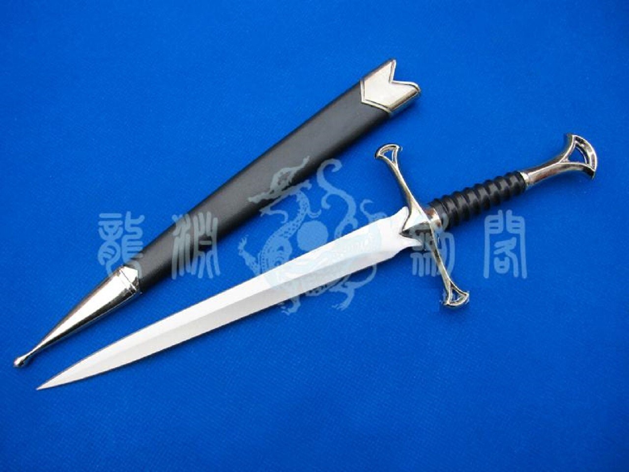 S4306 MINIATURE LOTR ARAGORN NARSIL ANDURIL SWORD KING ELENDIL ELESSAR 13.8"