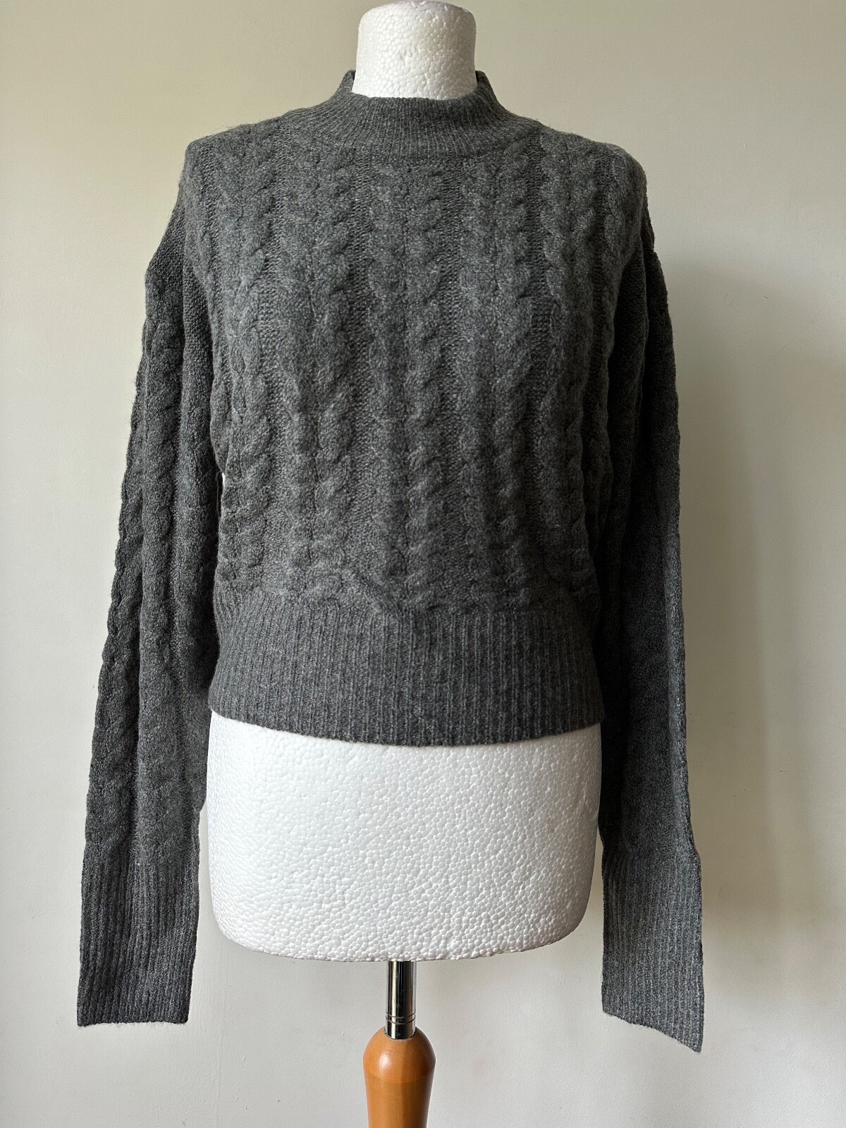 Zara Knitted Jumper Dark Grey, Light Grey, M, L, XL eBay