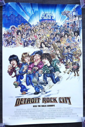🔥Vintage 1999 KISS Detroit Rock City Movie Poster