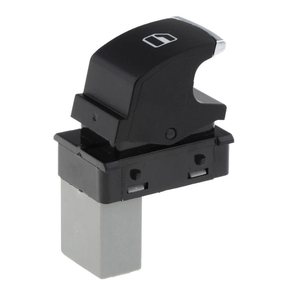 PULSANTE INTERRUTTORE ALZACRISTALLI FINESTRINI CROMATO VW GOLF 5 6 POLO PASSAT - Immagine 4 di 4