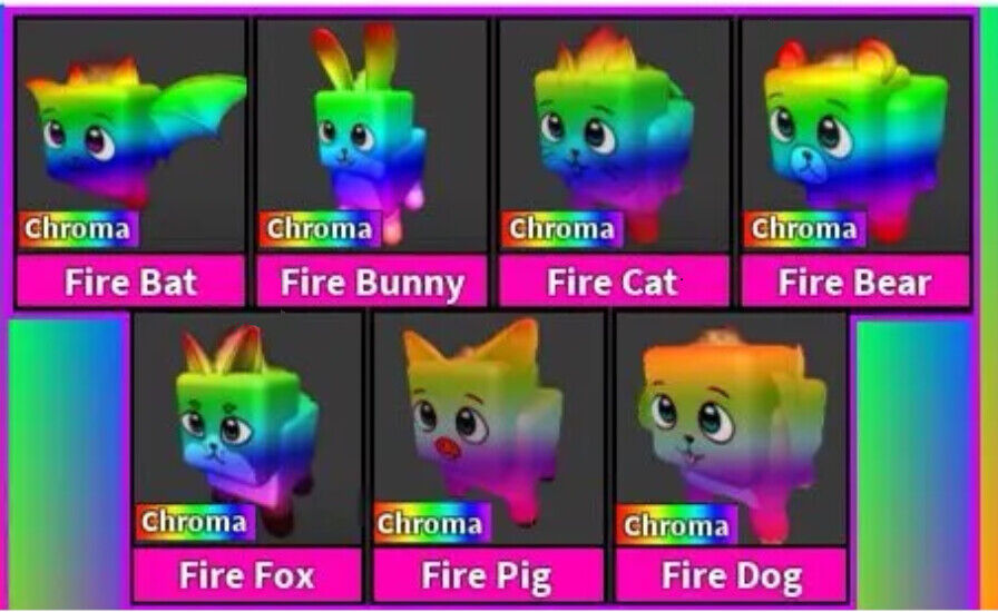 MM2 Values didn't change the Chroma Fire Pets :)))) : r/MurderMystery2