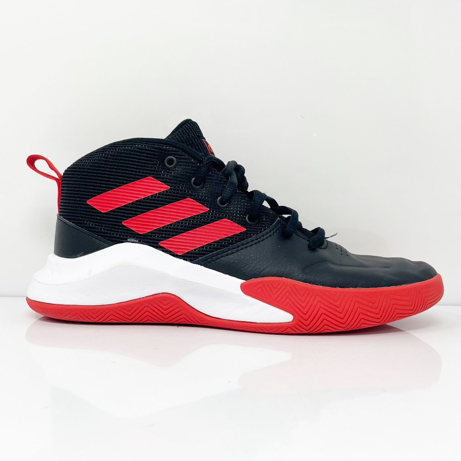 Adidas Mens Ownthegame EF0309 Black Basketball Shoes Sneakers Size 5 | eBay