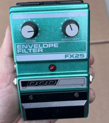Vintage DOD FX25 FX-25 Envelope Filter Guitar Pedal w/ Box