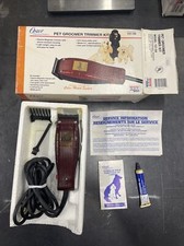 Oster Pet Groomer Trimmer Kit Model 151-04 8 ft Cord Made in USA Nice Cond