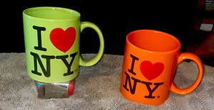 Lot Of I Love NY New York 12 Oz Ceramic Coffee Cup City Souvenir Mug