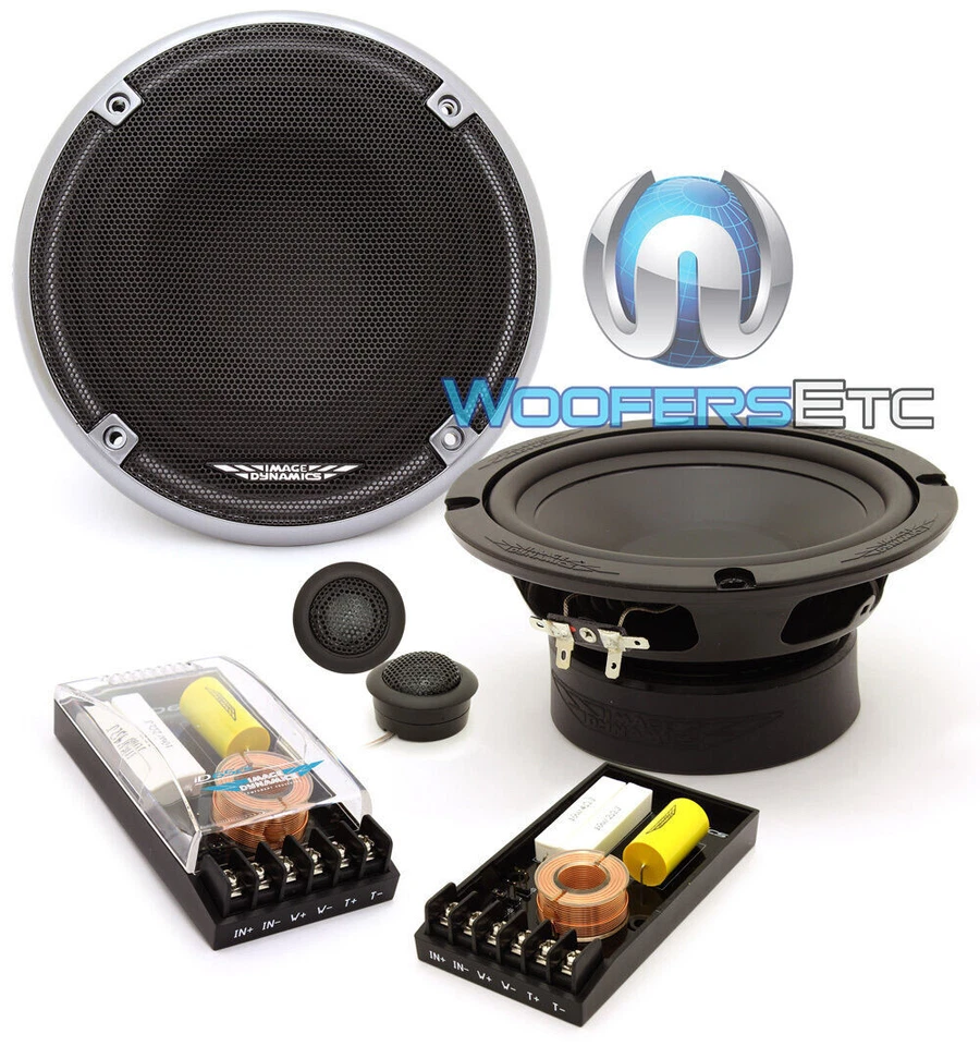 pkg IMAGE DYNAMICS ID65CS 6.5" COMPONENTS TWEETERS + ID65 COAXIAL SPEAKERS NEW - Image 2 of 4