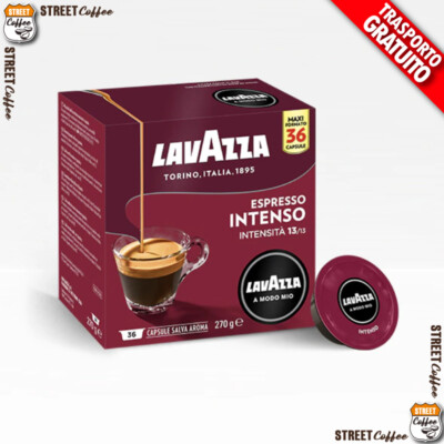 36 Kaffeepads Kaffee Kapseln' Lavazza A Modo Mio Blend Intense Zum
