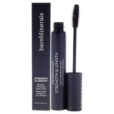 BareMinerals Strength & Length Serum Infused Mascara Extreme Black Full Size
