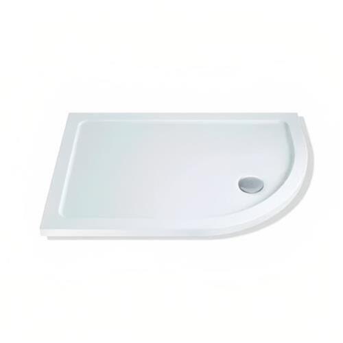MX Elements Offset Quadrant Shower Tray with Waste 1000mm x 800mm Right Handed