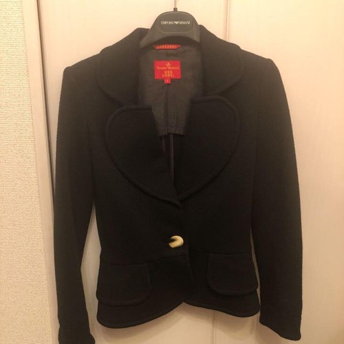 Vivienne Westwood Jacket Coat Love Jacket RED LABEL Short Length Black