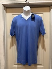 NWT Polo Ralph Lauren Blue Classic V-Neck T-Shirt Navy Pony
