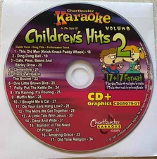 CHARTBUSTER CHILDRENS KARAOKE CDG DISC HITS CD+G MUSIC 5079-01 MULTIPLEX KIDS !