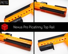 Riel superior Picatinny para Adventure Force Nexus Pro (PETG)