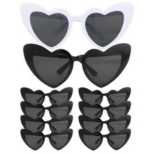 10 PCS Heart Sunglasses Bachelorette Sunglasses for Women Bachelorette Party ...