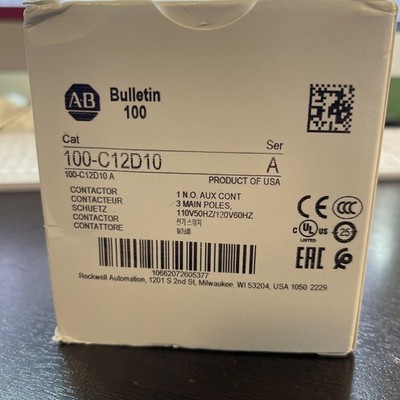 AB 100-C12D10 New in Box New Factory Sealed Free Shipping PLC 1PC US