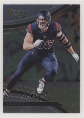 2017 Panini Select Field Level JJ Watt (Uncorrected Error: Prizm on Back) 6h5