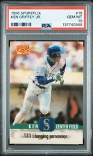 PSA 10! Low Pop! 1996 Sportflix Ken Griffey Jr #18 - Seattle Mariners