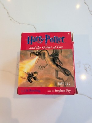 Harry Potter and The Goblet of Fire Read by Stephen Fry Casset Audio Book