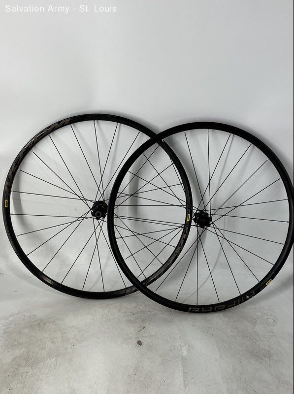 Mavic Black Mountain Bike Quick Release Bicycle Front + Rear Wheel Set Of 2