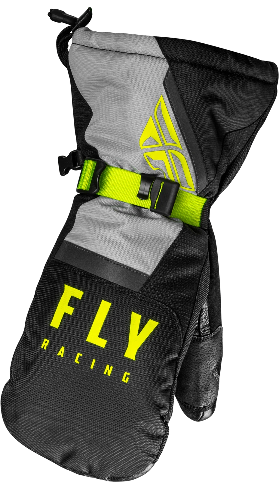 Fly Racing Cascade Mittens Black/Grey/Hi-Vis 2X Gloves