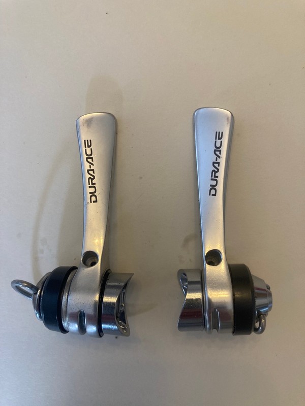 Shimano Dura Ace Downtube Gear Levers/Shifters 1977 in excellent working order