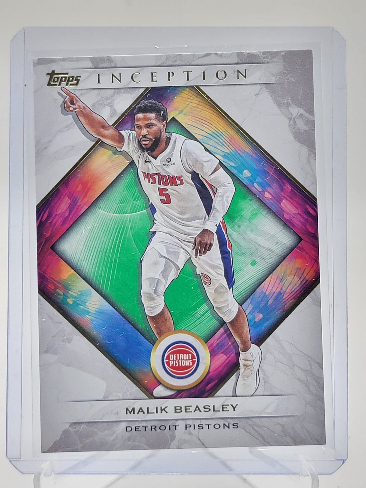 Malik Beasley #26 2016-17 Donruss Optic Basketball Rookie Dominator Signatures