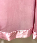 VTG  Gossard Artemis Tie Dyed Pink Peignoir Sheer MaxI Gown Robe Satin Trim — photo 6