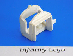 LEGO Vintage White Horse Saddle with One Clips Knights Castle (4491 6021 6080)