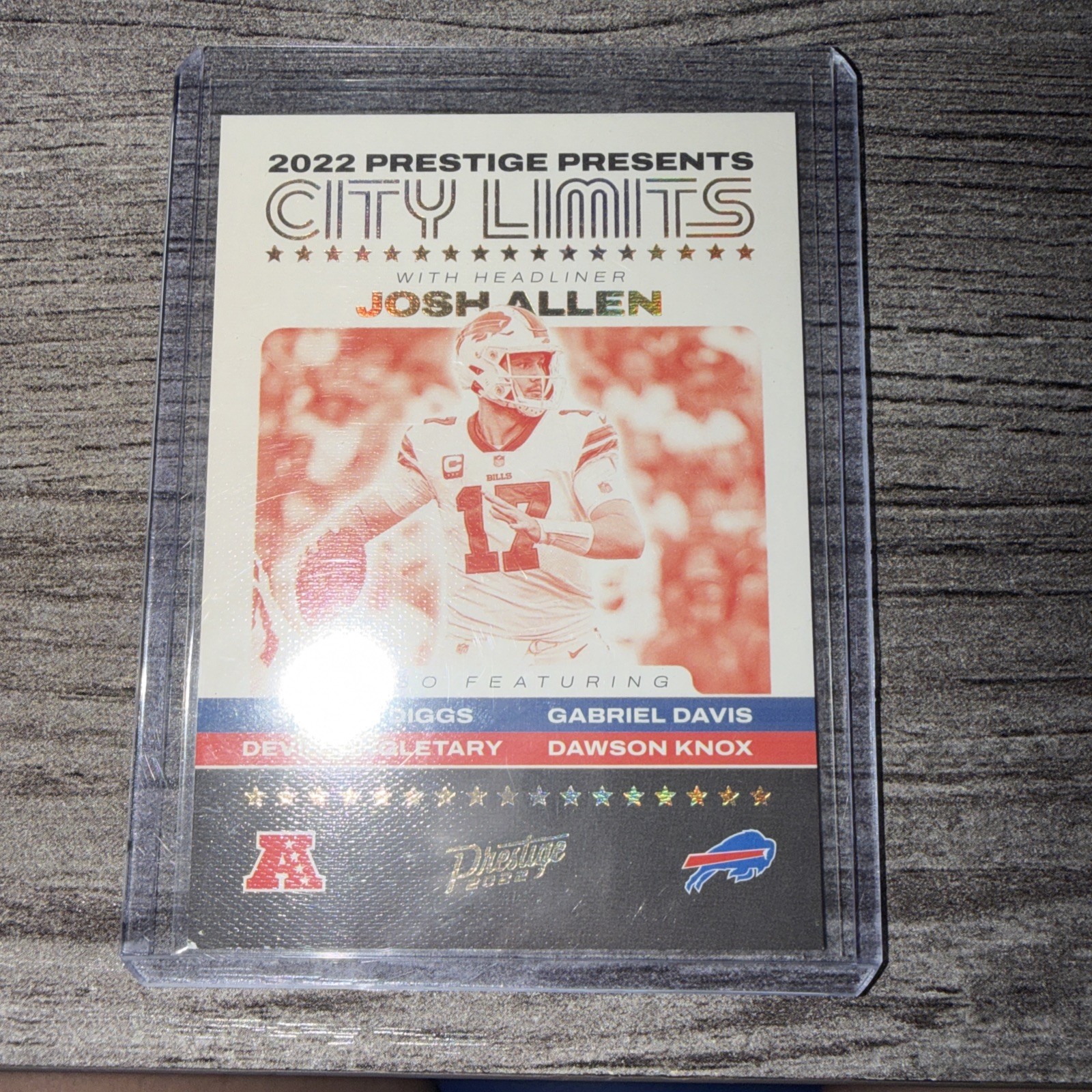2022 Prestige JOSH ALLEN City Limits #CL-3 Buffalo Bills CASE HIT SSP