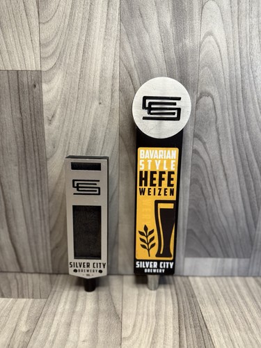 Silver City Brauerei Bier Zapfhahn Griffe Hefeweizen + Logo Mini Washington schneller Versand - Bild 10 von 11