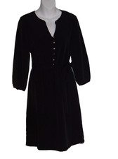 NWT Covington designer draw string dress size small black