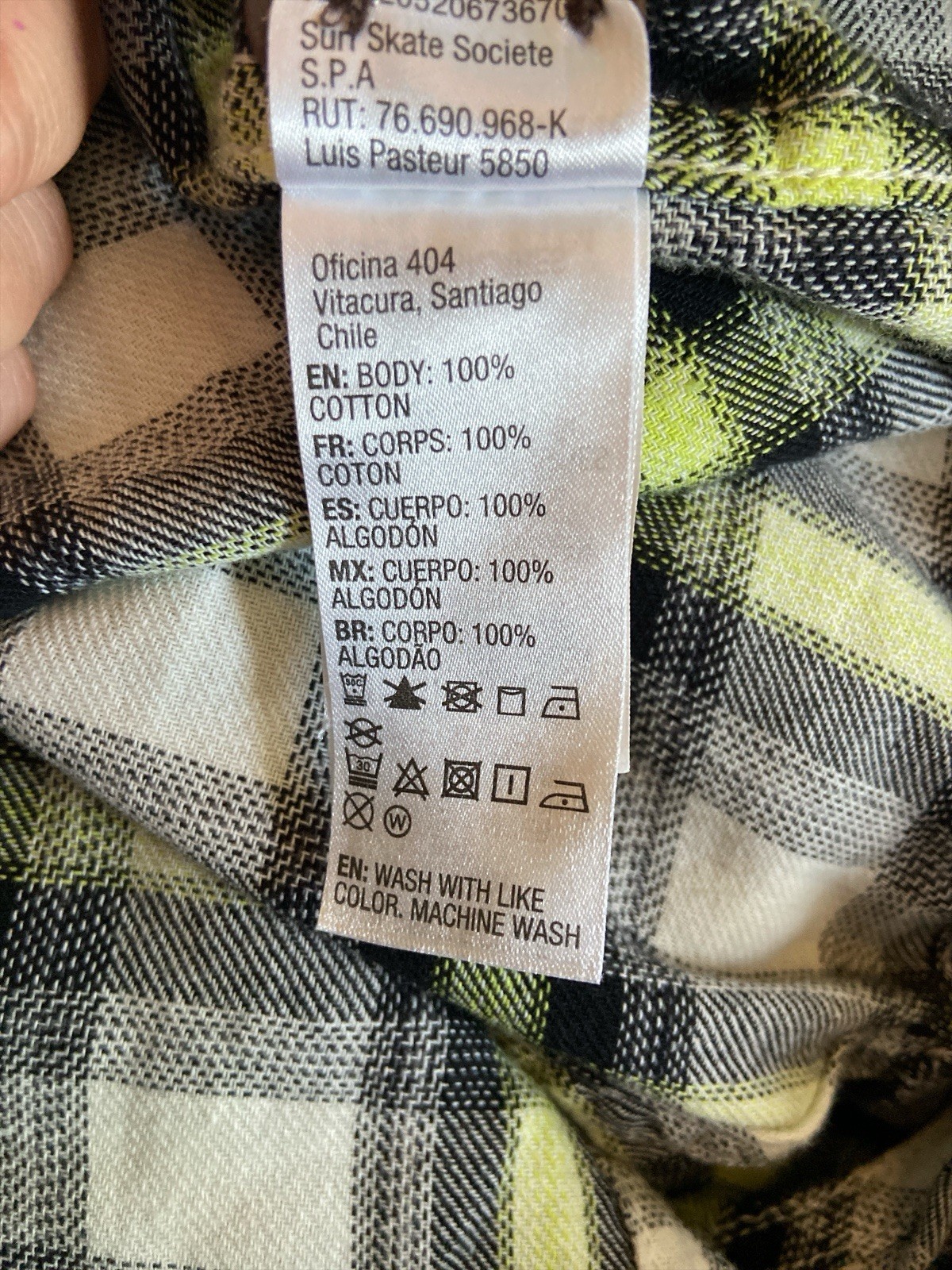 Quicksilver Button Down Men White,Green, Gray Pla… - image 7