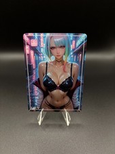 Lucy Cyberpunk Waifu Card TCG Full Art Waifu Legends Custom Goddess