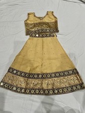 Traditional Girls Lehenga Choli Set Cultural Wear for Kids 2-3 Years Old