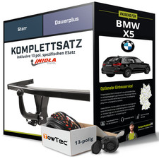 Für BMW X5 Typ E70 Anhängerkupplung starr +eSatz 13pol 02.2007-10.2013 NEU PKW