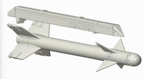 1/72 Israeli Shafrir-2 Air-to-Air Missile Unpainted  /2pc - Afbeelding 4 van 6