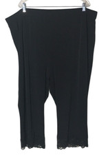 Breezies Shorts Shapewear 3X Women's Size Black Stretch Lace Trim