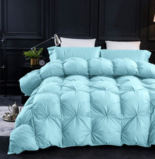 Piumino tre oche pizzico pieghe piume d'acqua e piuma misura doppia 100% lettino