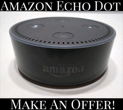  Amazon  Echo Dot (2nd Gen) Smart Speaker - Black RS03QR