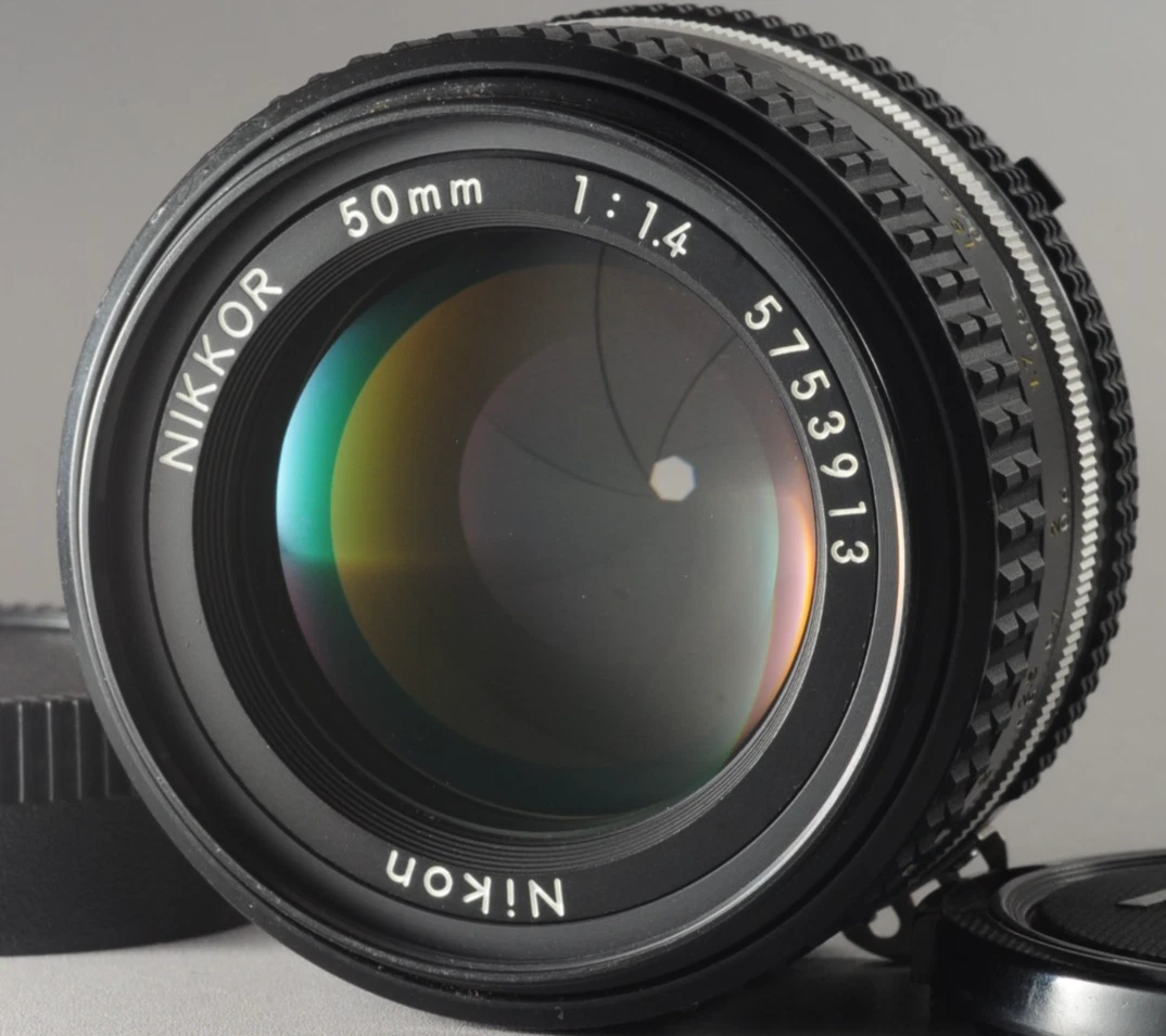 Nikon F 50mm Focal Camera Lenses for sale | eBay