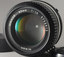 US Stock Nikon NIKKOR AIS Ai-s 50mm F/1.4 MF Standard Lens 4403