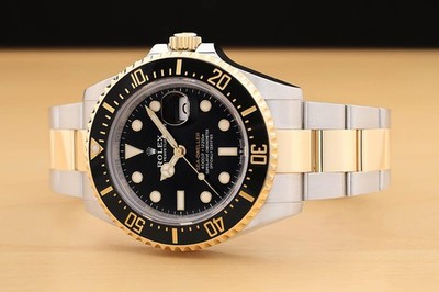 2019 CARD ROLEX SEA-DWELLER 126603 43MM BLACK 18K GOLD STEEL TWO