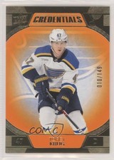 2022-23 Upper Deck Credentials Orange 10/149 Torey Krug #75 18qc
