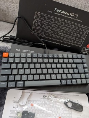 Keychron K3 Pro Wireless Mechanical Keyboard Ultra Thin 75% QMK Layout