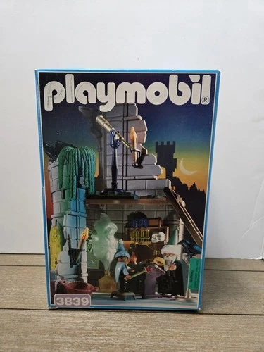 Playmobil 3839 Wizard's Workshop Ruins COMPLETE w/BOX RARE Vintage