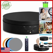 JAYEGT Motorized Rotating Display Stand, 360 Degree Turntable for Jewelry