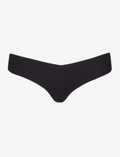 NEW  34 COMMANDO COTTON THONG UNDERWEAR BLACK SZ XS/S