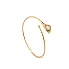 Bracciale perle oro 18 kt regolabile braccialetto perle d'acqua dolce gioiell...